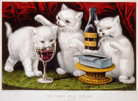 The Three Jolly Kittens: At The Feast