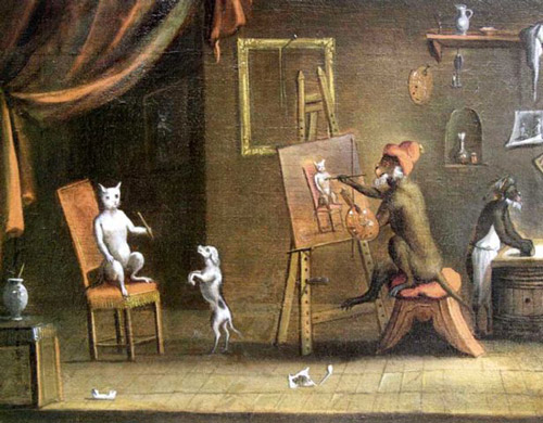 The Monkey Painter