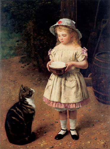 Child with Cat