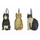 Country Cats Shower Hooks