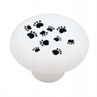 Paw Print Ceramic Drawer Pulls