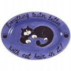 Everything Tastes Better with Cat Hair Serving Platter