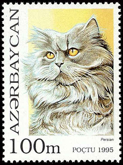 Azerbaijan Cat Stamp