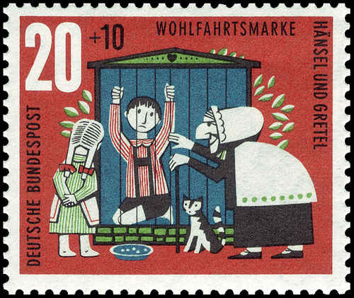 German Cat Stamp