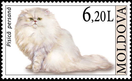 Moldova Cat Stamp