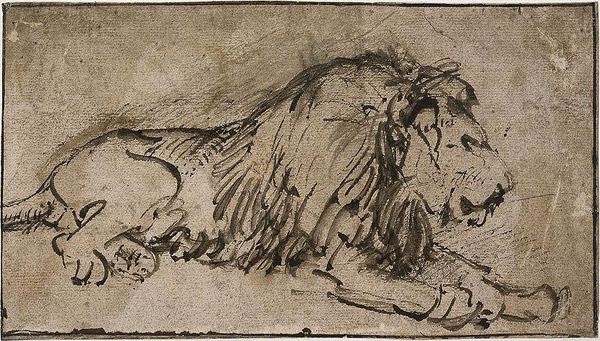 Recumbent Lion