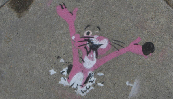 Pink Panther Graffiti