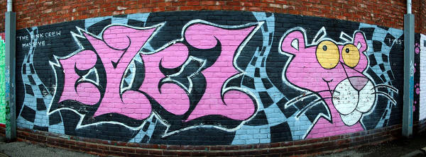 Pink Panther Graffiti