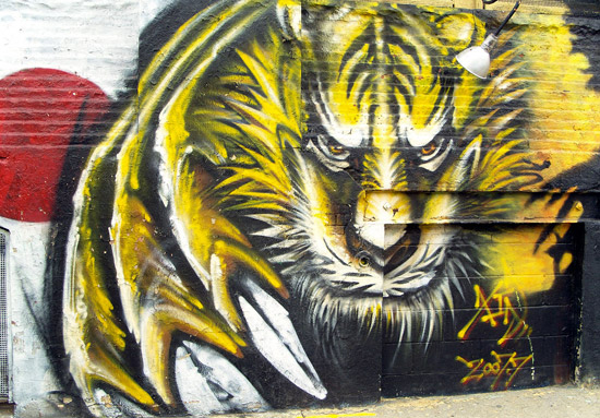 Tiger Graffiti