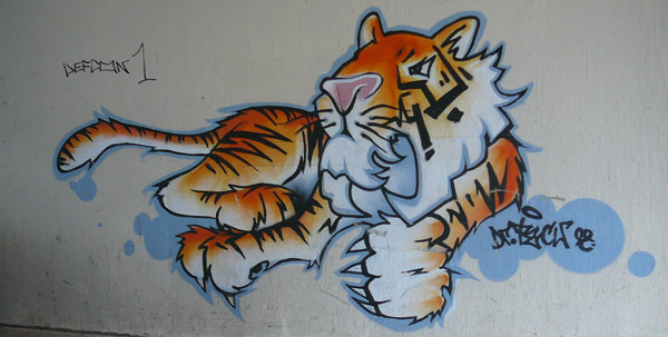 Tiger Graffiti