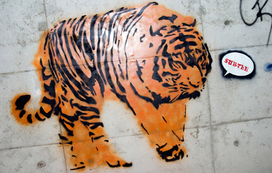 Tiger Graffiti