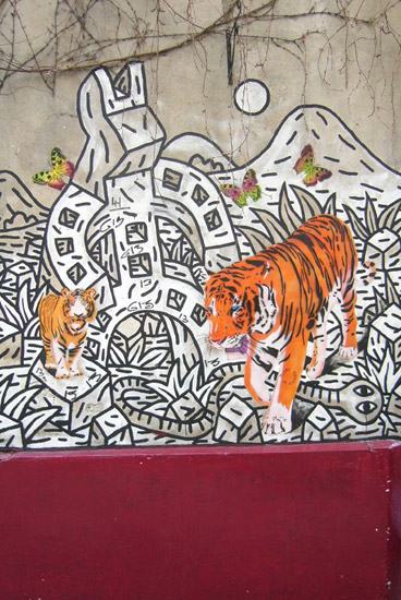 Tiger Graffiti