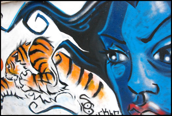 Tiger Graffiti